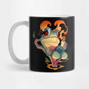 Smoking frog Mug